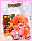 Merrythought Cheeky Orange Crush 6" Micro Mohair Teddy Bear Limited 45/250