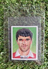Roy Keane 3D Glyptic Football Sticker - Panini Superplayers 1998 - Mint! 