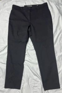NWT Loft Women's Curvy Sutton Skinny Stretch High Rise Pants Black Size 12 - Picture 1 of 9