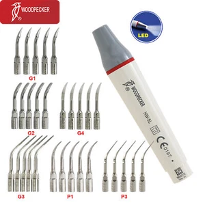 Escalador ultrasónico dental pájaro carpintero pieza de mano LED puntas desmontables para EMS HW-5L - Imagen 1 de 48