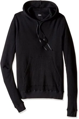 Hudson Jeans Long Sleeve Waffle Knit Textured Hoodie Militant Green Size XL — 第 1/4 张图片