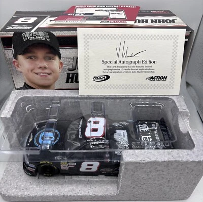 亲笔签名 2017 年制造 300 John Hunter Nemechek PLAN B 压铸卡车 Nascar — 第 1/4 张图片