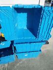 Stackable Plastic Storage Containers - Crates - Totes (w Interlocking Lid)