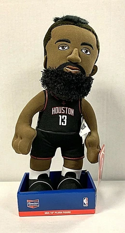 James Harden Houston Rockets NBA Plush 10" Doll Figure NIB Cover