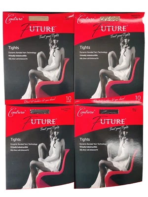 Couture 1pp 10 Denier, lebensunzerstörbare Strumpfhosen, verschiedene Farben und Größen,