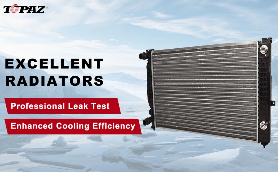 Aluminum Radiator For Audi A4 Quattro 1997-2002 1.8L 2004 Volkswagen Passat 4.0L - Image 1 of 4