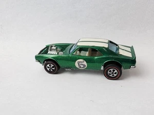 HOT WHEELS REDLINE HEAVY CHEVY IN GREEN WHITE INTERIOR VERY NICE! - Picture 1 of 9