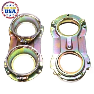 FIT NISSAN DATSUN 620 PICKUP TRUCK FOR NEW HEAD LAMP UNIT BRACKET PAIR 1972-1979 - Picture 1 of 6