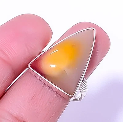 Mookaite - Australia Handmade 925 Sterling Silver Jewelry Ring s.9 T945 - Image 1 of 4
