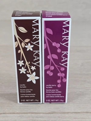 Mary Kay Vanilla & Vanilla Berry Lip Balm Lot Of (2) - 072687 & 072688 New - Image 1 of 4