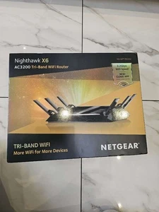 Netgear Nighthawk X6 AC3200 Tri-Band WiFi Router - Picture 1 of 7