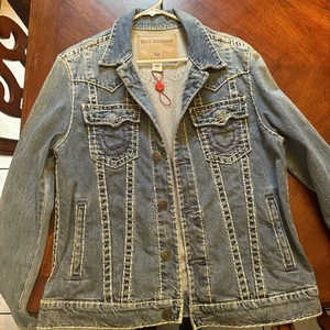 True Religion Denim Jean Jacket Size M - Picture 1 of 7