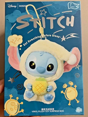 2025! Nuevo Stitch Eat Something Before Sleep Series Peluche AUTÉNTICO Caja Ciega Foto 1 de 4