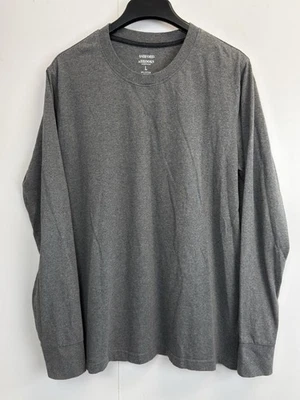 Ashford & Brooks Grey Long Sleeve Crewneck T-Shirt Men’s L Sleepshirt Foto 1 de 4