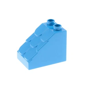 1x Lego Duplo Schräg Dach Stein 3x2x2 hell blau Schindeln Set 45021 45025 15580 - Picture 1 of 1