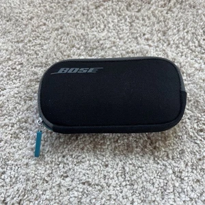 Bose Custodia per cuffie con cerniera 5”x3” Nero e Teal - Foto 1 di 3