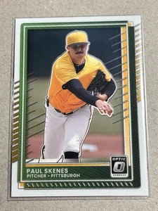 2025 Panini Donruss- Paul Skenes Optic #29 Pittsburgh Pirates - Picture 1 of 2