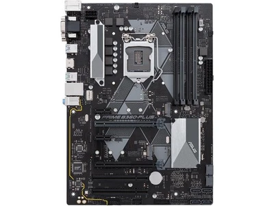 ASUS PRIME B360-PLUS motherboard LGA1151 B360 8 9Th DDR4 ATX Tested - Image 1 of 4