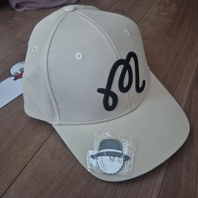 Gorra de golf MALBON con marcador beige ajustable Foto 1 de 4