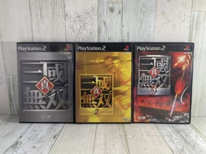 PS2 Dynasty Warriors - Shin Sangoku Musou Set of 3 Japanese Version - USED Games - Picture 1 of 11