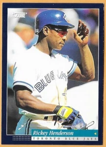 Rickey Henderson Toronto Blue Jays #35 - Puntuación Casi Nuevo - Como Nuevo 1994 - Imagen 1 de 2