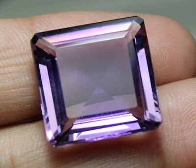 Pedra preciosa solta natural 16,70 quilates ametrina facetada fazendo pedra facetada joalheiro - Imagem 1 de 4