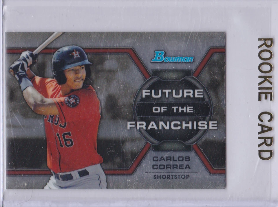 CARLOS CORREA ROOKIE CARD Bowman Mini RC Future of the Franchise HOUSTON ASTROS! - Image 1 of 2