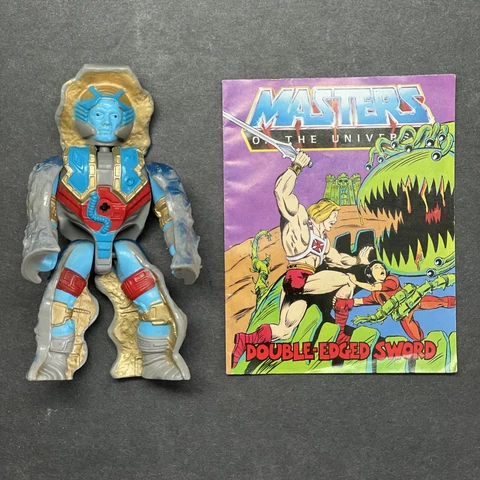 Stonedar Mini Comic Masters of the Universe MOTU He-Man Rock Figure Mattel 1985 Cover