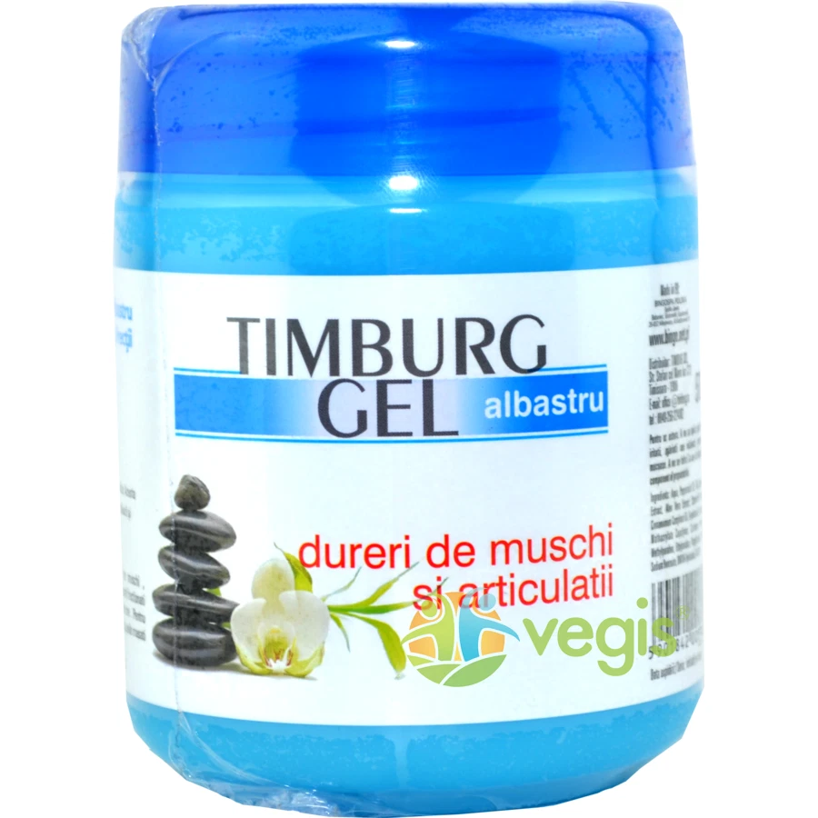 Timburg gel massaggiante blu per dolori muscolari e articolari,500ml