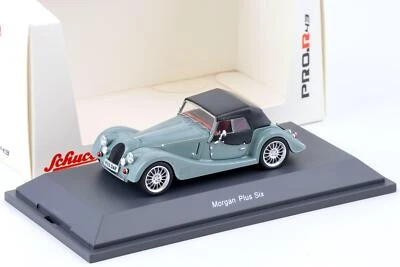 1:43 Schuco PRO.R43 Spark Morgan Plus Six Closed Top Grigio - Immagine 1 di 3
