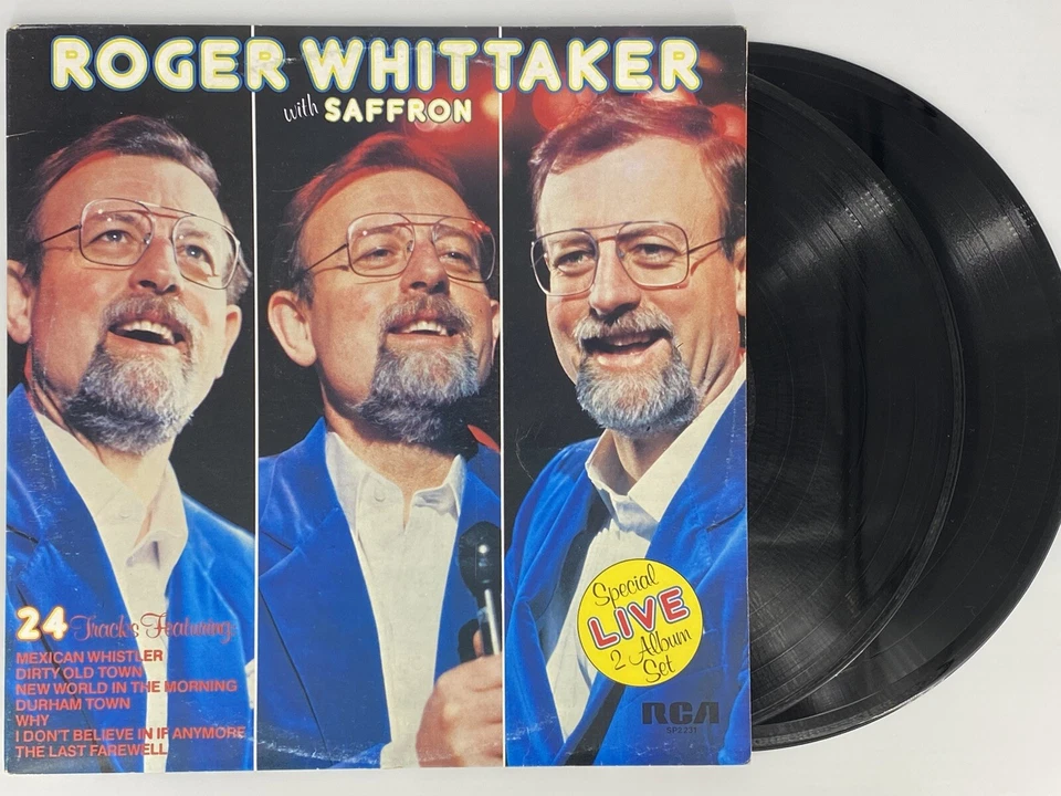 Roger Whittaker With Saffron 2xLP, Aus 1975 Original, Gatefold Vinyl Record - Image 1 of 4