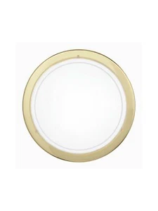PLAFONIERA CLASSICA 1 LUCE OTTONE CON VETRO COLL. GL1581 - Picture 1 of 1