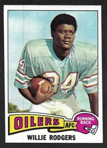 Topps Football #166 1975 Willie Rodgers Kentucky State Aceites casi nuevo-como nuevo - Imagen 1 de 2