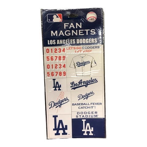 MLB Fan Magnets 6.5" x 4" Sheet Cover