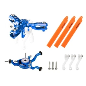 MH CNC Triple Orange Blades Conversion Set (BLUE) - BLADE NANO CPX/CPS/S2/S3 - Picture 1 of 3