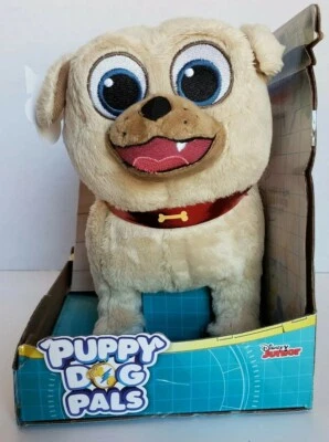 PUPPY DOG PALS 8 英寸 "ROLLY" WALKS TALKS & BARKS, PLUSH PRESCHOOLERS, ADVENTURE PAL — 第 1/4 张图片