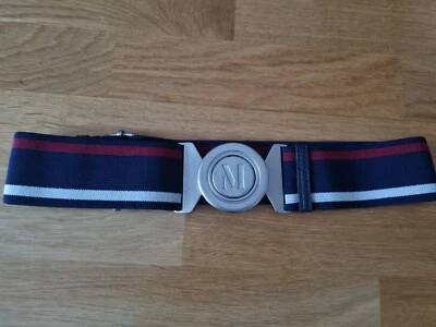 Mango Gürtel Gummi S/M elastischer verstellbarer Damengürtel Stoffgürtel Accesso - Bild 1 von 4