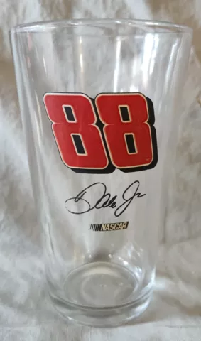 Dale Earnhardt Jr. NASCAR #88 16oz. Pint Glass Hendrick in Excellent Used Cond! Cover
