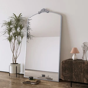 Full Length Mirror Arched Floor Mirror Dressing Mirror Oversized Wall Mirror - Picture 1 of 9