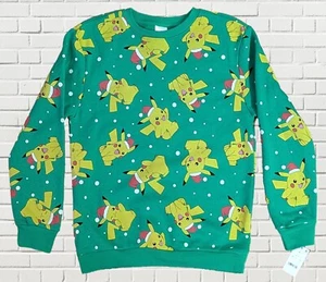 NWT Pokemon Pikachu Christmas Sweater Youth XL New with Tags - Picture 1 of 8