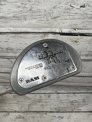 RAM Zebra Face Balanced Putter RH 34" Mallet Steel Offset Shaft Golf Club - Image 1 of 4