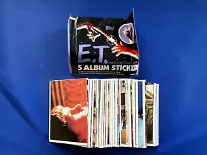 1982 Topps E.T. Movie Complete Set of (120) MINT Stickers + Wrapper - Picture 1 of 3