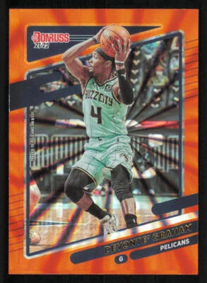 2021-22 Donruss Holo Orange Laser #74 Devonte' Graham - Image 1 of 2