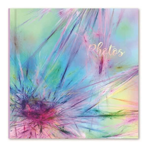 Álbum de fotos de diseño abstracto en color pastel con capacidad para 200 fotografías familiares de 4" x 6" - Imagen 1 de 2