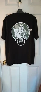 True Religion t-shirt M JET BLACK NWT Buddha World Crew Tee 100% cotton - Picture 1 of 4