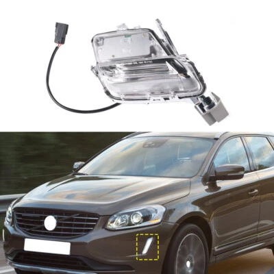 Левосторонний прозрачный светодиодный передний противотуманный фонарь для Volvo XC60 2014–2018 годов выпуска - Изображение 1 из 4