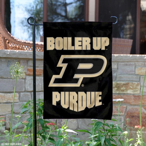 Purdue Boiler Up Garden Flag and Yard Banner Cover