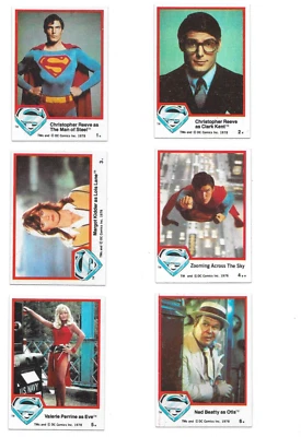 1978 Superman The Movie Trading Cards / Topps DC / Choose #s 1-165 / bx43 - Image 1 of 4