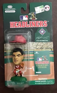1996 Corinthian Headliner Mini Figure Ivan Rodriguez Texas Rangers MLB - Picture 1 of 2
