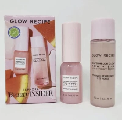 Glow Recipe Watermelon Set Toner & Dew Drops Mini's Sephora Birthday Gift Sealed - Image 1 of 3